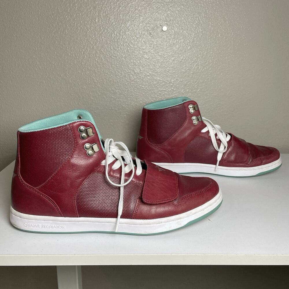Creative Recreation Men's Cesario Maroon CR411 Size 11.5 High Top